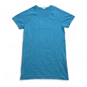 Lululemon Swiftly Tech Short Sleeve Top Blue full length size 4